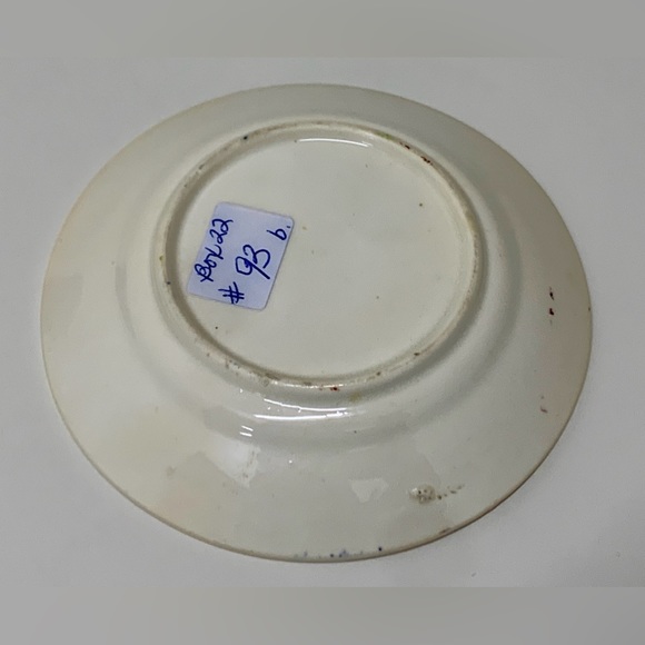 19th Century Gaudy Welsh Sunflower Pattern Miniature Luster Child’s Plate - Picture 10 of 15